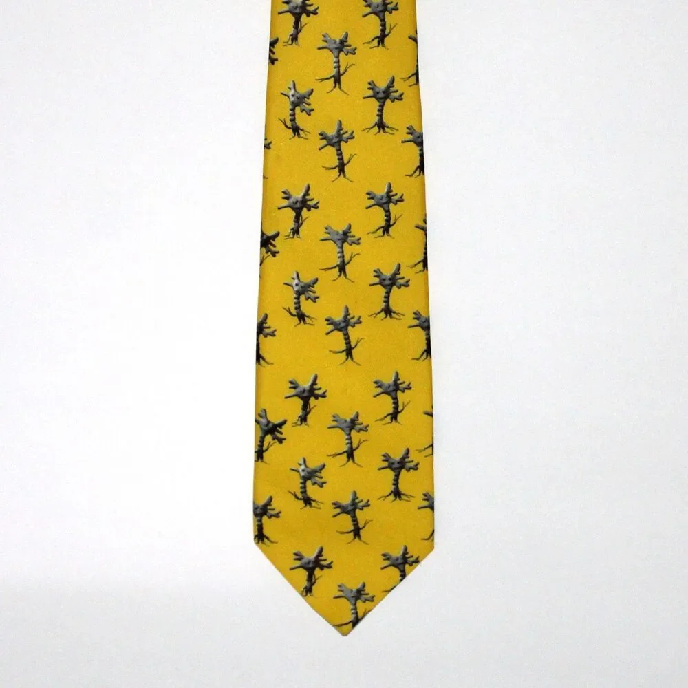 Drew Oliver Giant Microbe Necktie Yellow Neuron Brain Cells nerves science